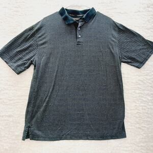 Shirt Polo Men Gary Player 2 Ply Double Mercerized Moisture Wicking Black Size L